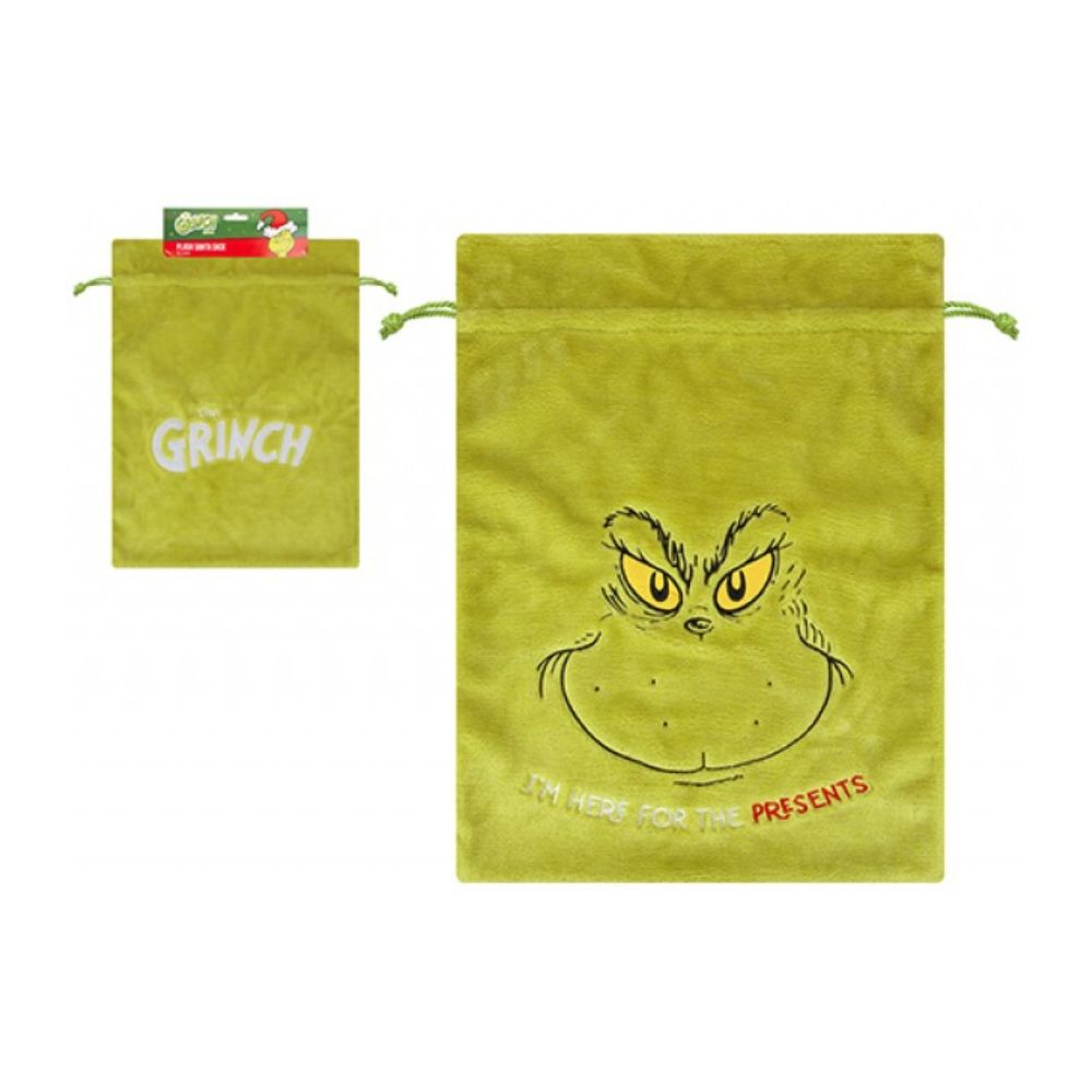 Im Here For The Presents Grinch Sack