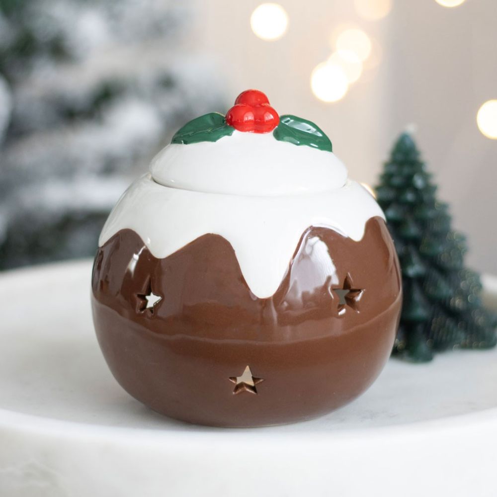 Christmas Pudding Oil Wax Burner