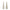 Set Of 2 Metallic Christmas Tree Candles