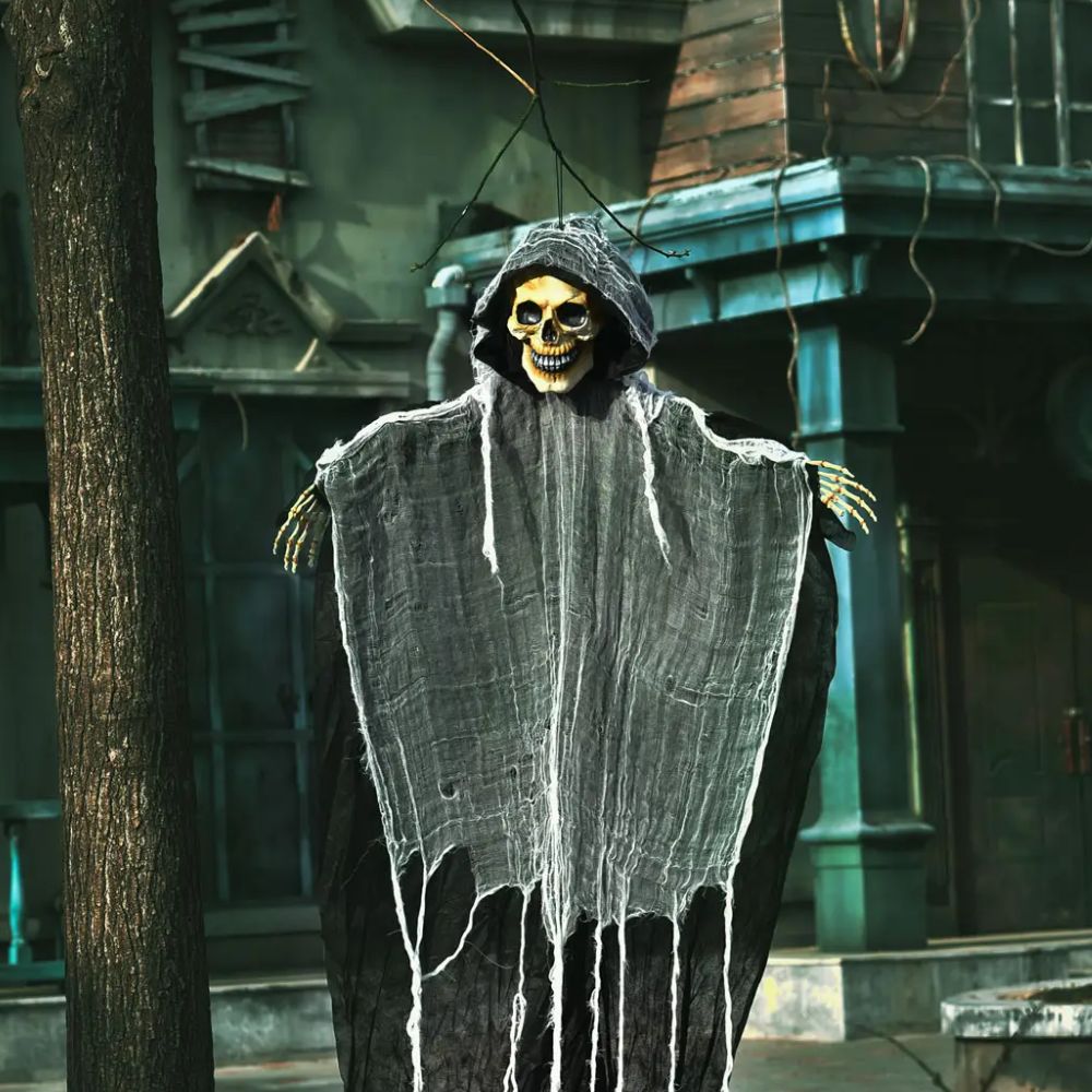 6ft Hanging Grim Reaper Halloween Ghost Decoration