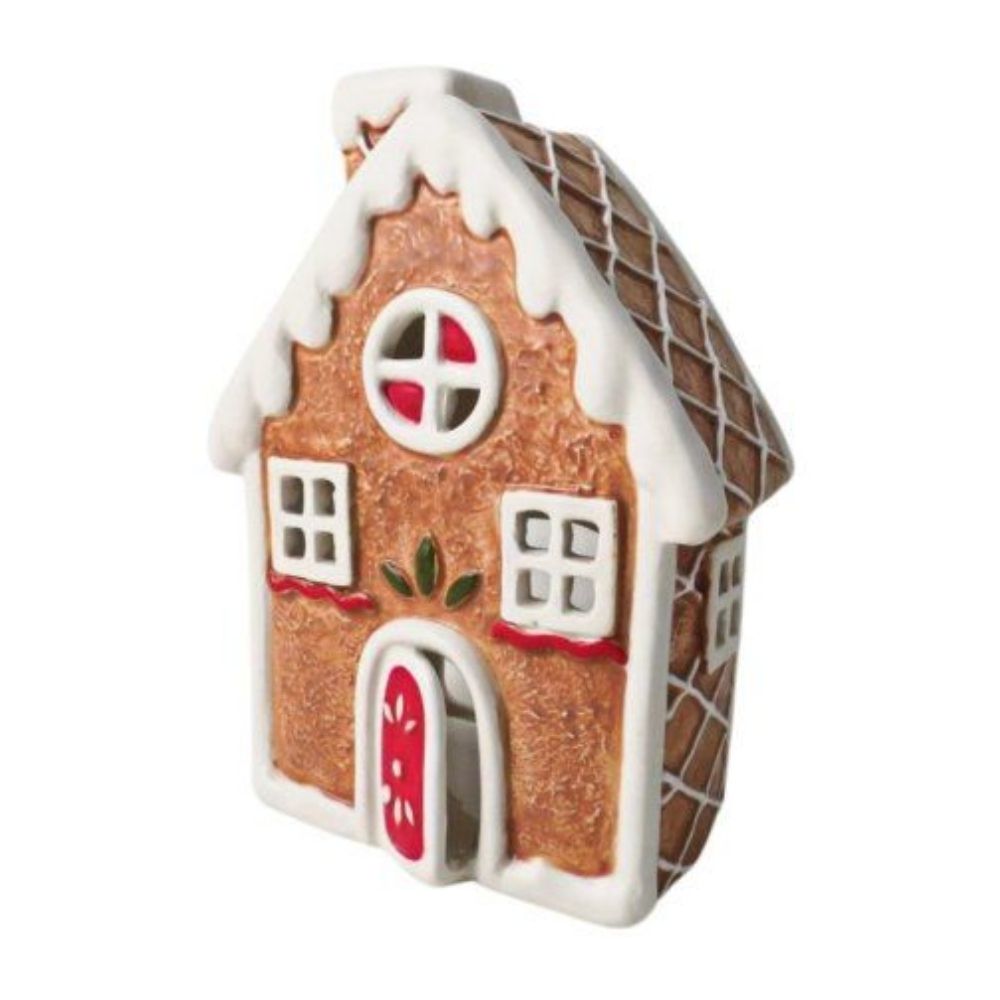 Standing Gingerbread House Candle Holder