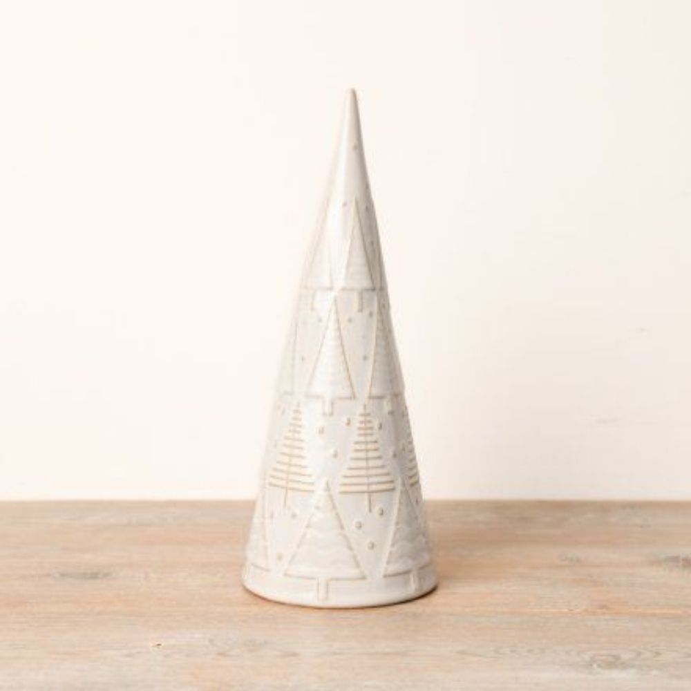 Standing Reactive Glaze Tree Ornament