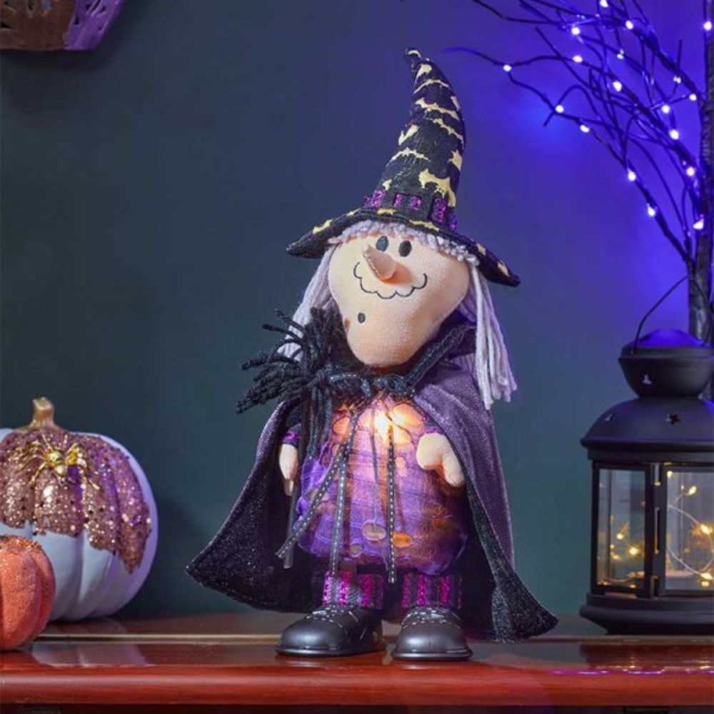 Animated Standing Halloween Witch Decoration
