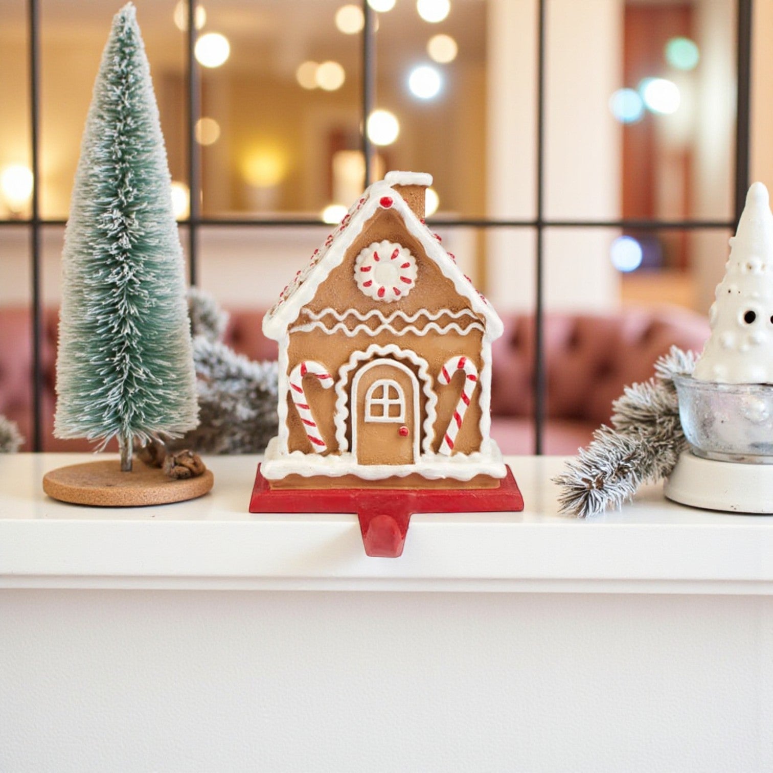 Gingerbread Candy House Stocking Holder
