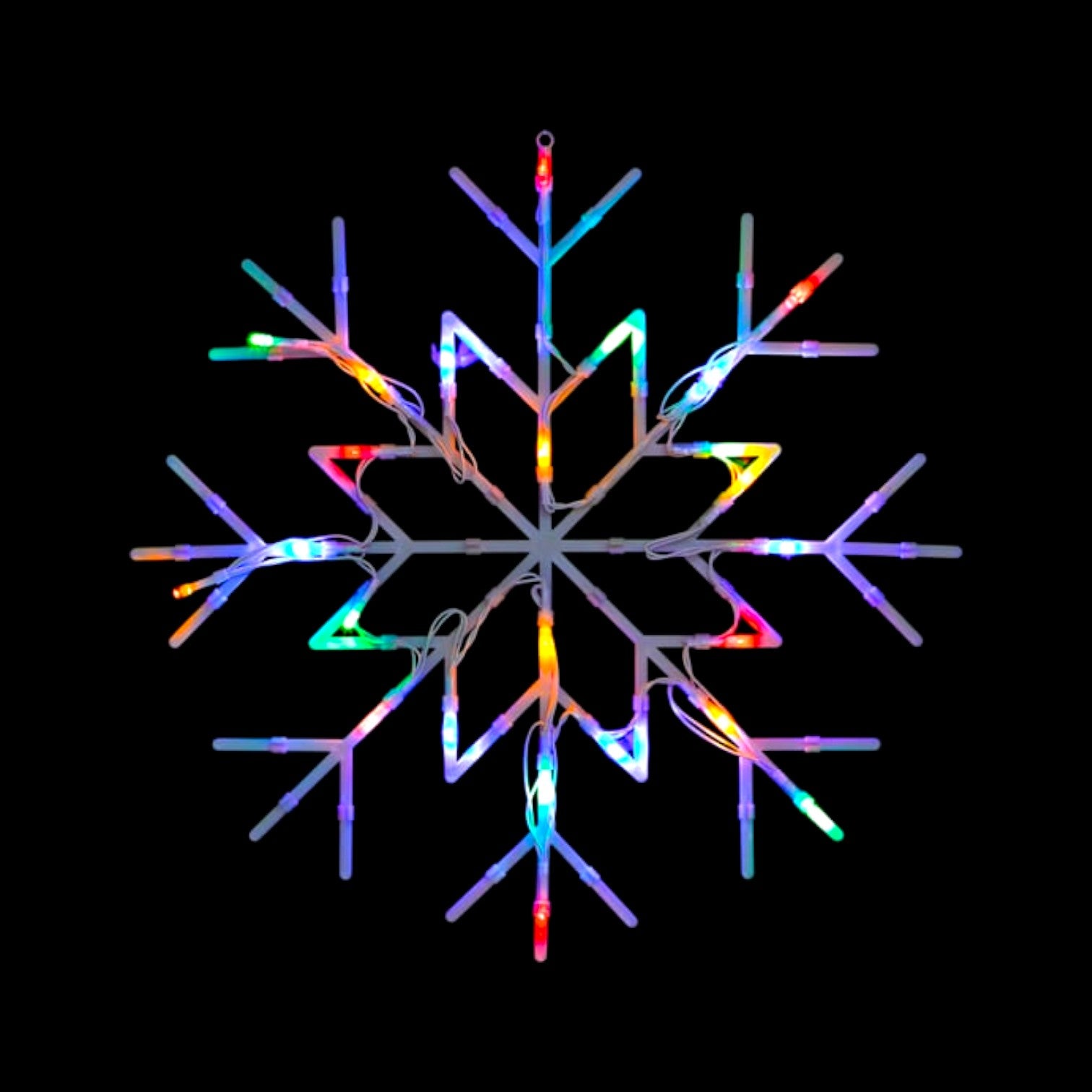 Multicolour Snowflake LED Window Light