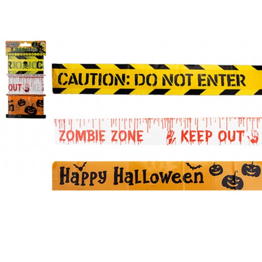 3 Pack Halloween Fright Tape 3M Party Decoration