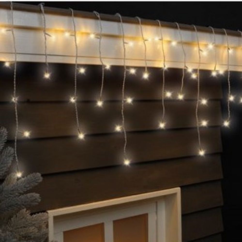 11m Christmas Outdoor LED Icicle String Lights