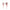 Set Of 2 Hanging Candy Cane Decorations
