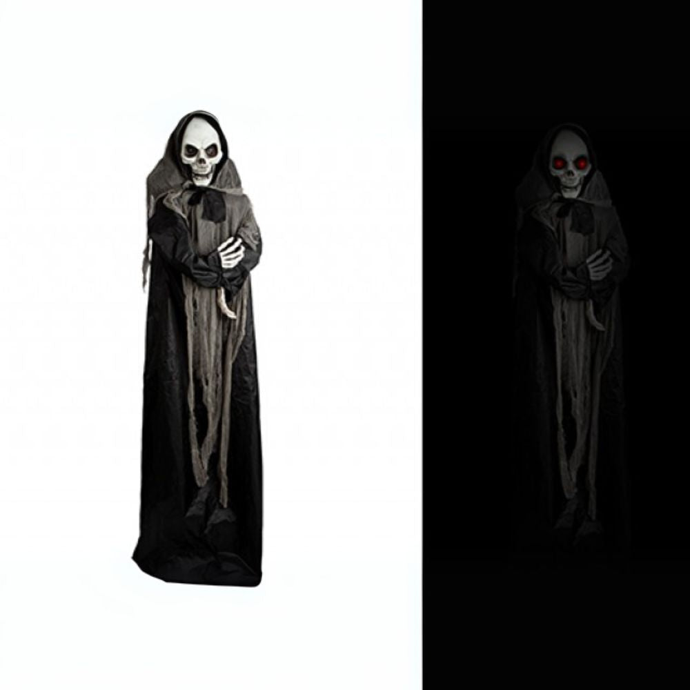72" Animated LED Skeleton Ghost Halloween Prop