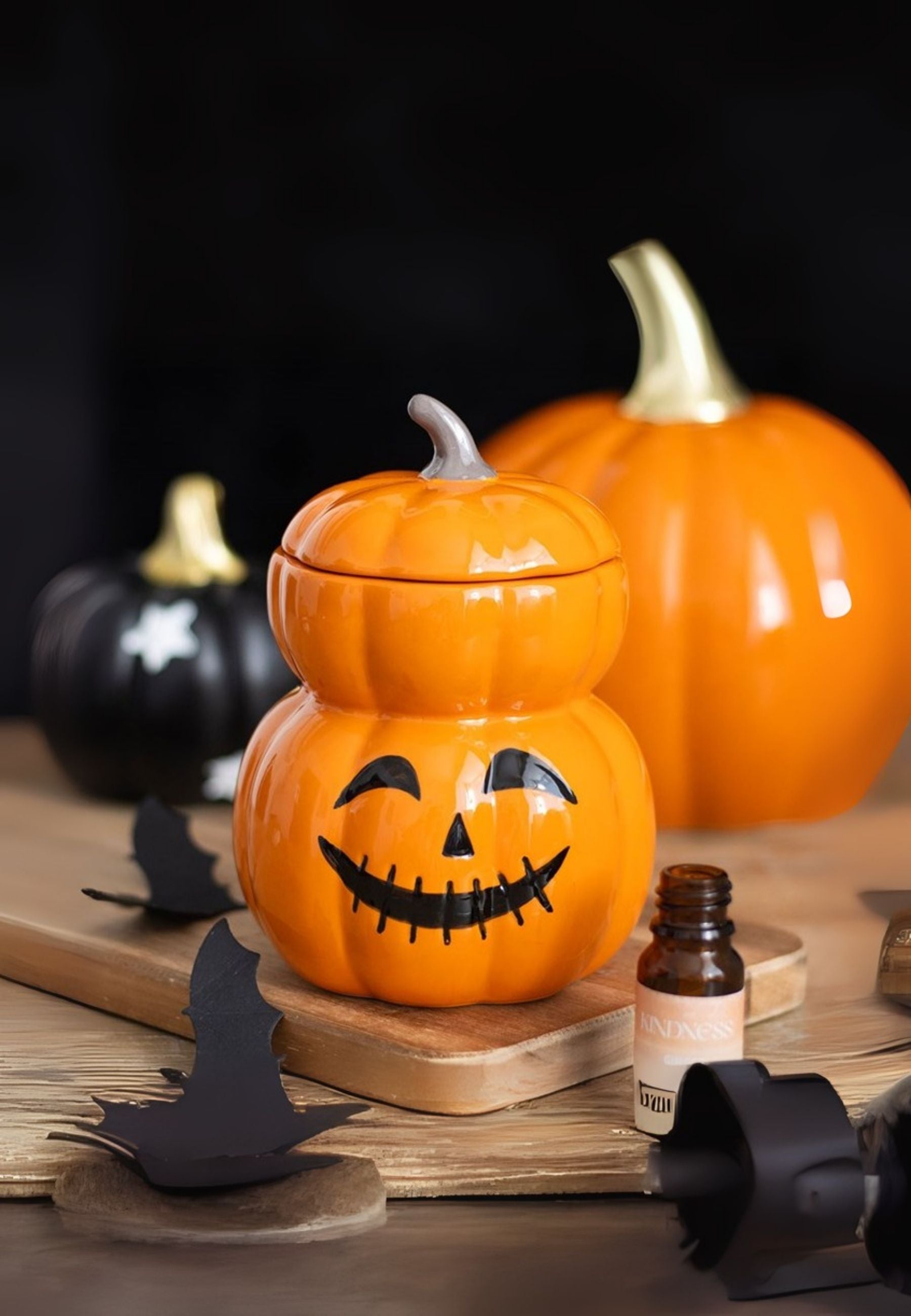 Stacked Pumpkin Oil Wax Burner