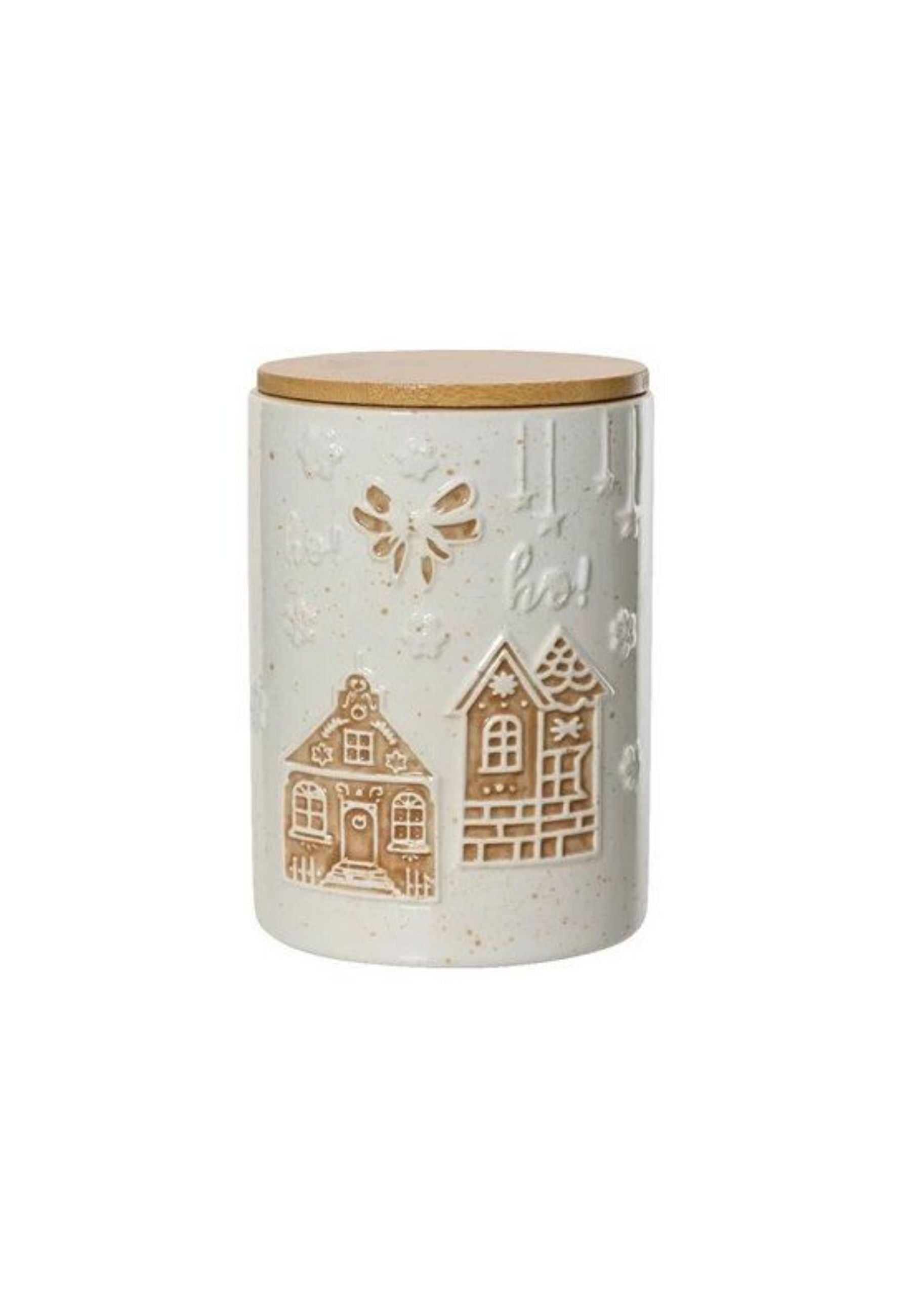 Gingerbread House Ho Ho Storage Jar