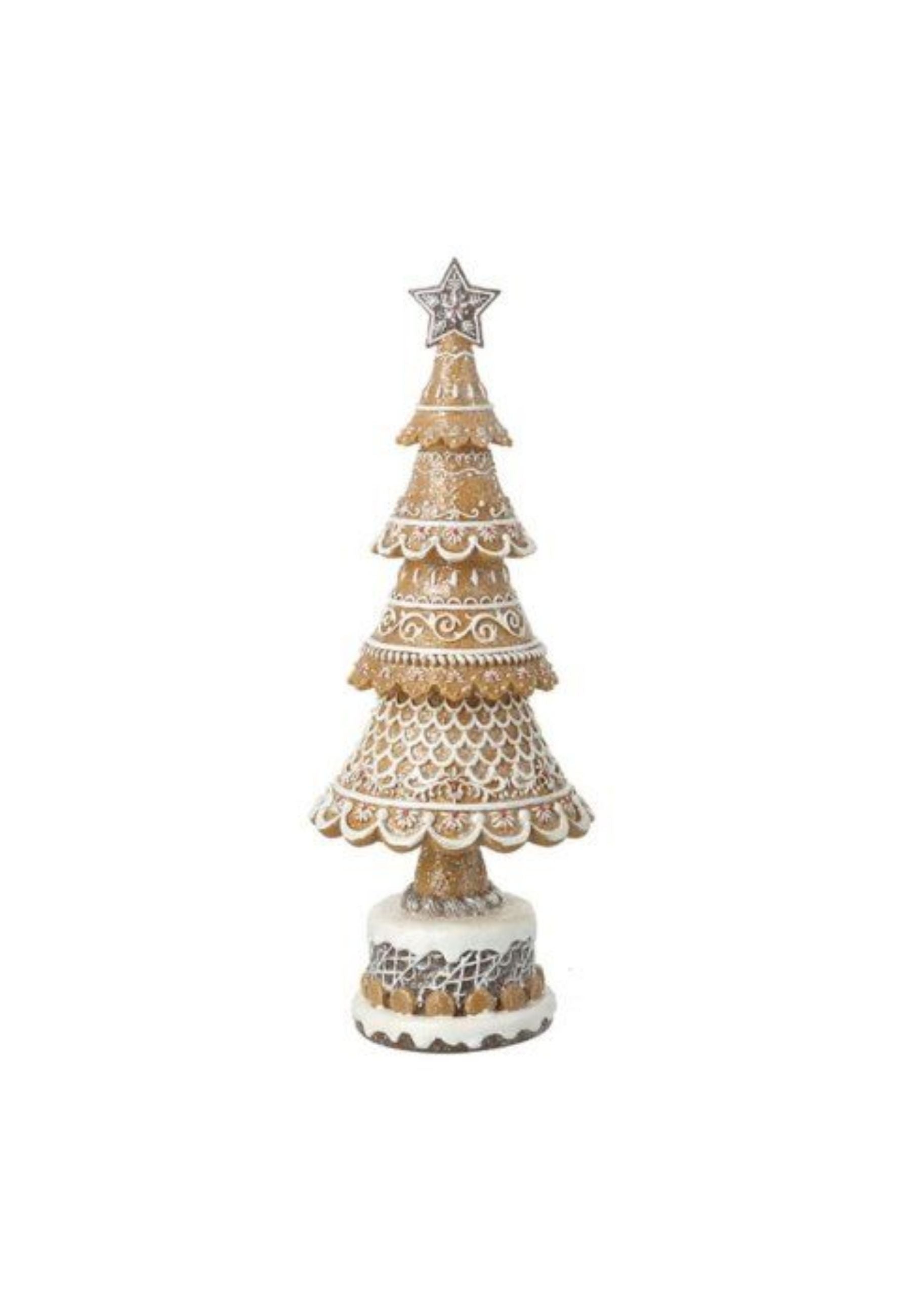 Gingerbread Standing Christmas Tree Decoration