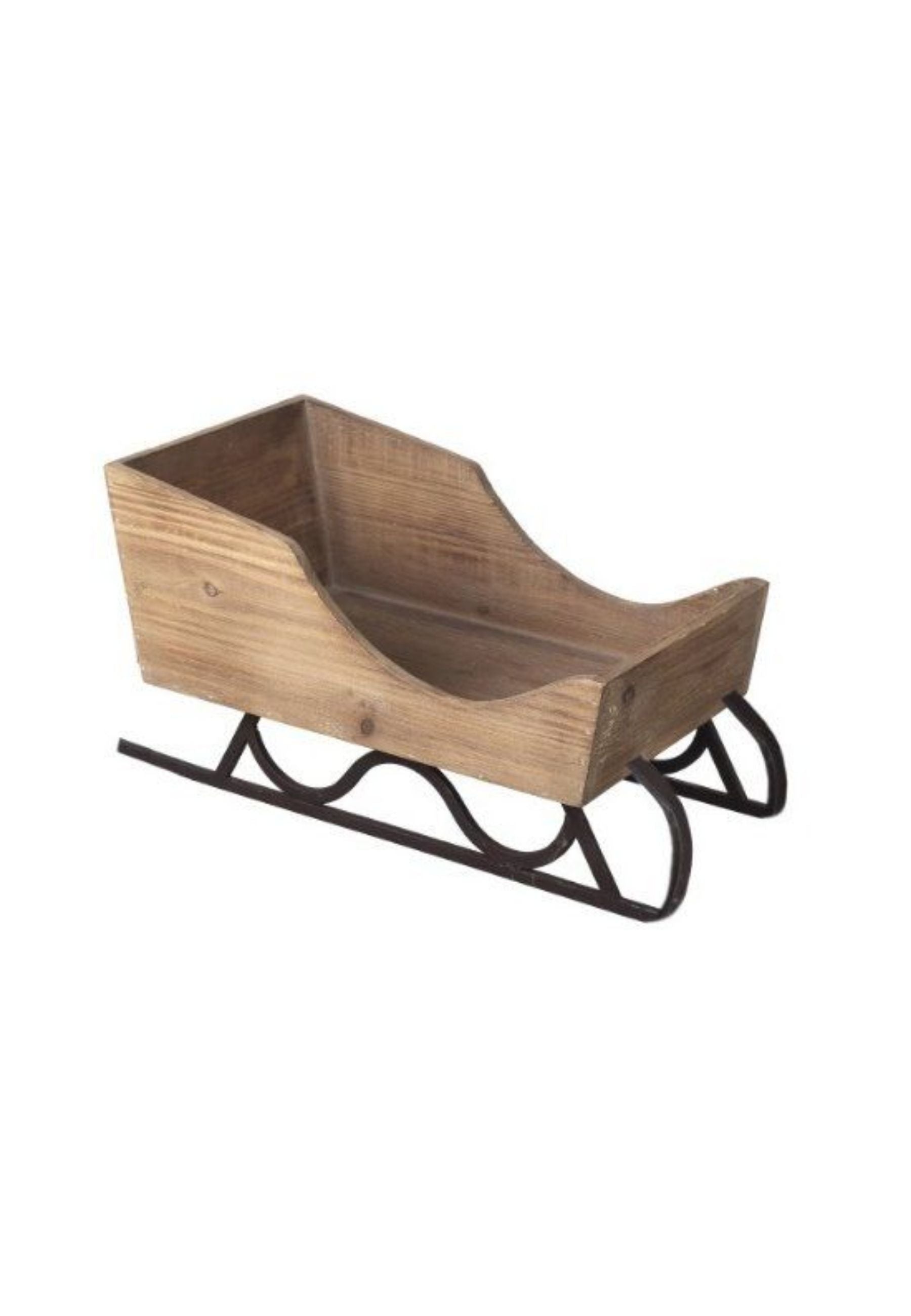 Standing Wooden Sleigh Decoration