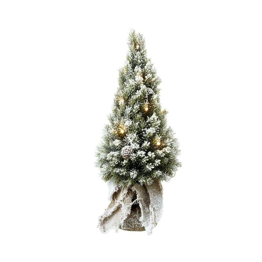 Light Up Standing Fir Tree Hessian Base