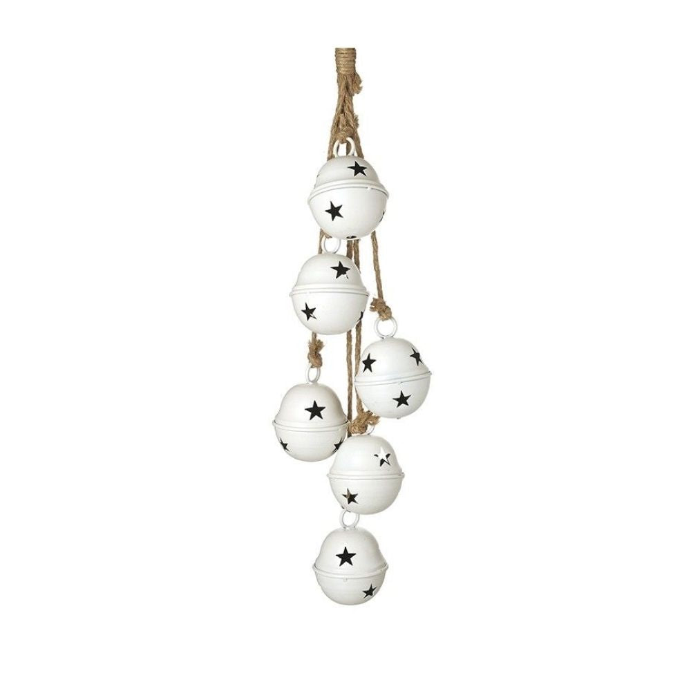 Hanging Star Cut Out Christmas Bells