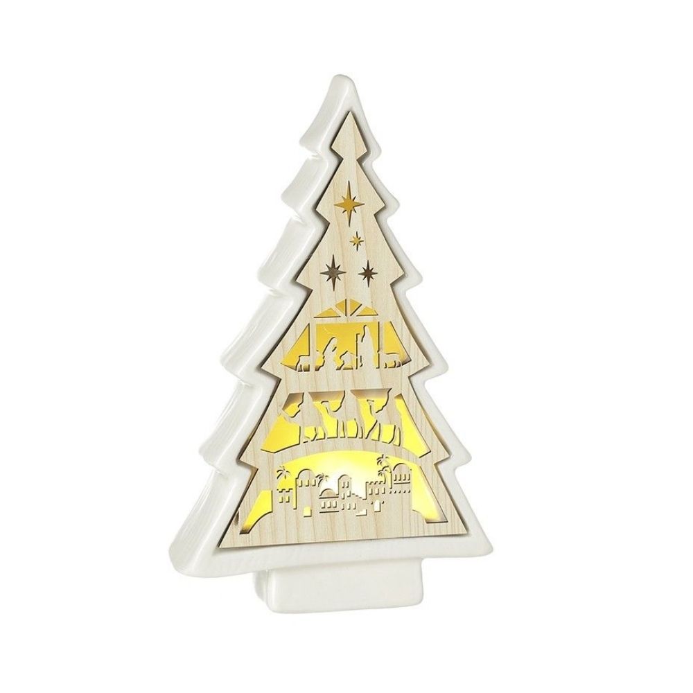 Light Up Cut Out Christmas Scene Ornament