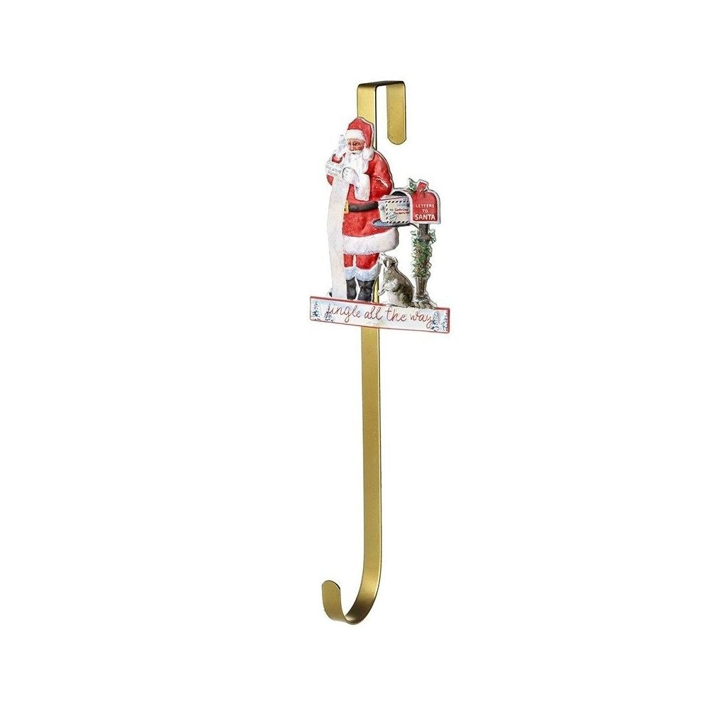 Christmas Santa Long Door Wreath Holder