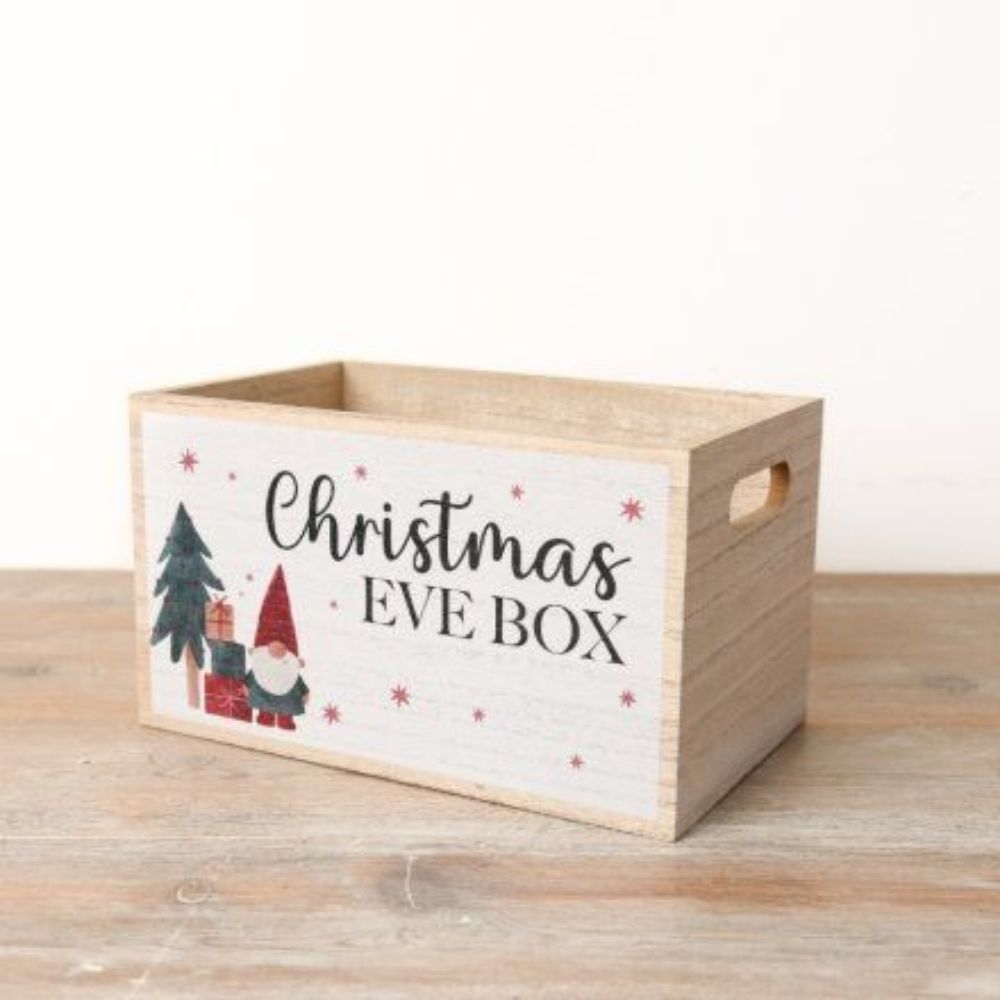 Christmas Eve Wooden Gonk Wooden Box