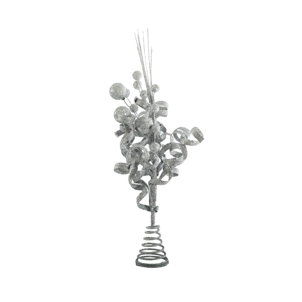 Glitter Ribbon Explosions Tree Topper