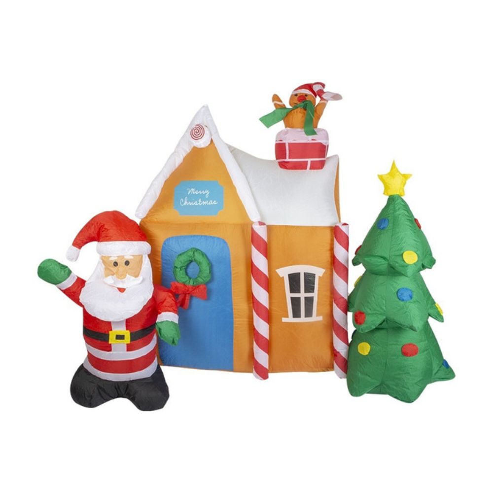 Giant Inflatable LED Santas Grotto House