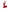 Flocked Sitting Red Reindeer Decoration