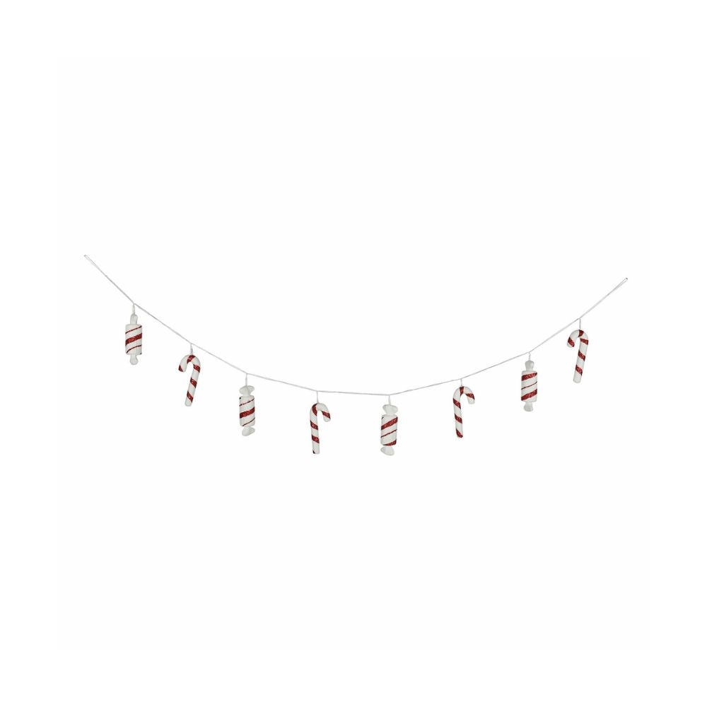 Hanging Sweet And Candy Cane Christmas Garland