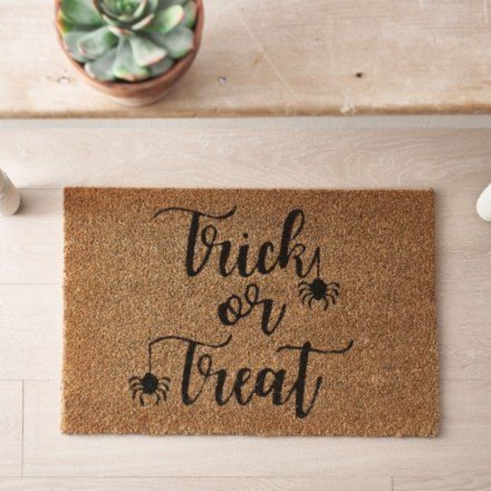 Trick or Treat Halloween Coir Doormat 60x40cm