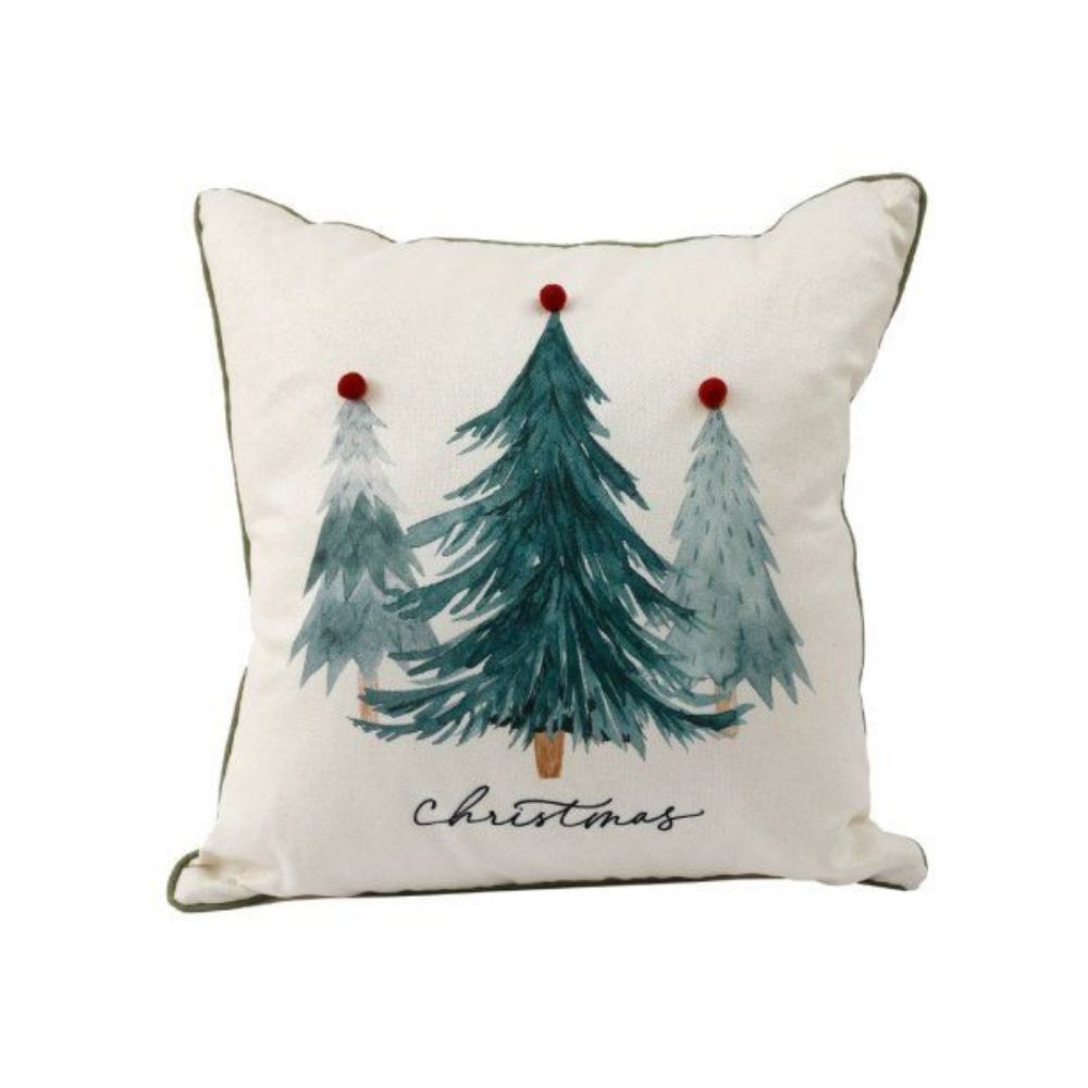 Christmas Tree Festive Cushion
