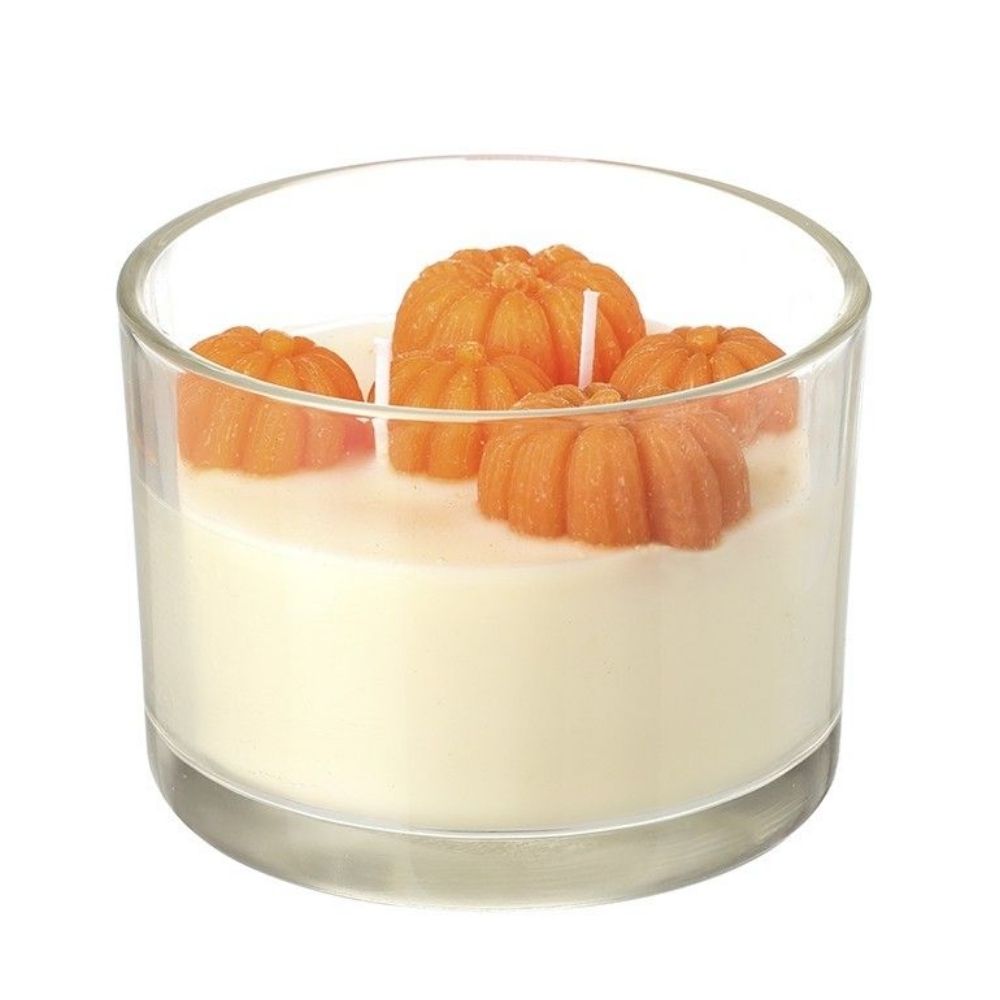 Large Boxed Pumpkin Scented Candle - Glass Jar