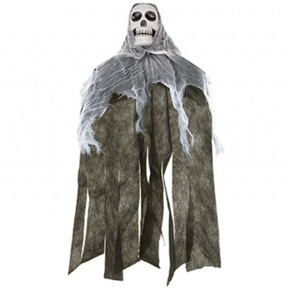 80cm Hanging Ghost Skull Halloween Decoration