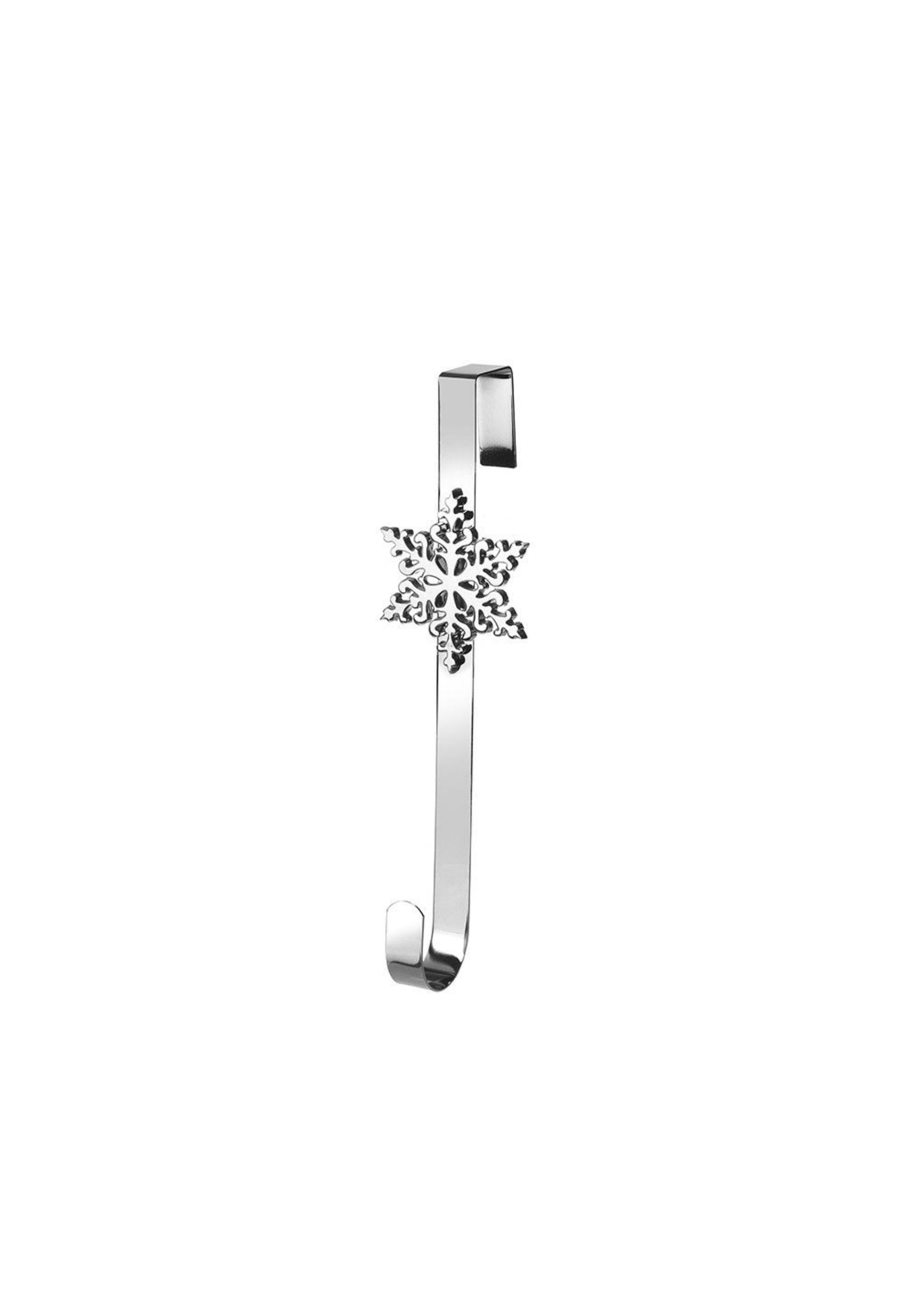 Metal Snowflake Door Wreath Hanger