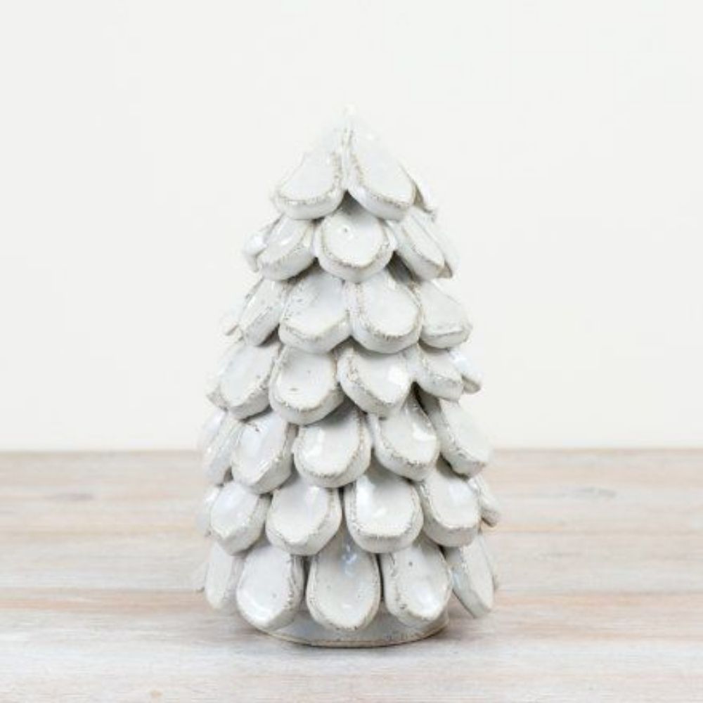 Segment Distressed Glazed Xmas Tree