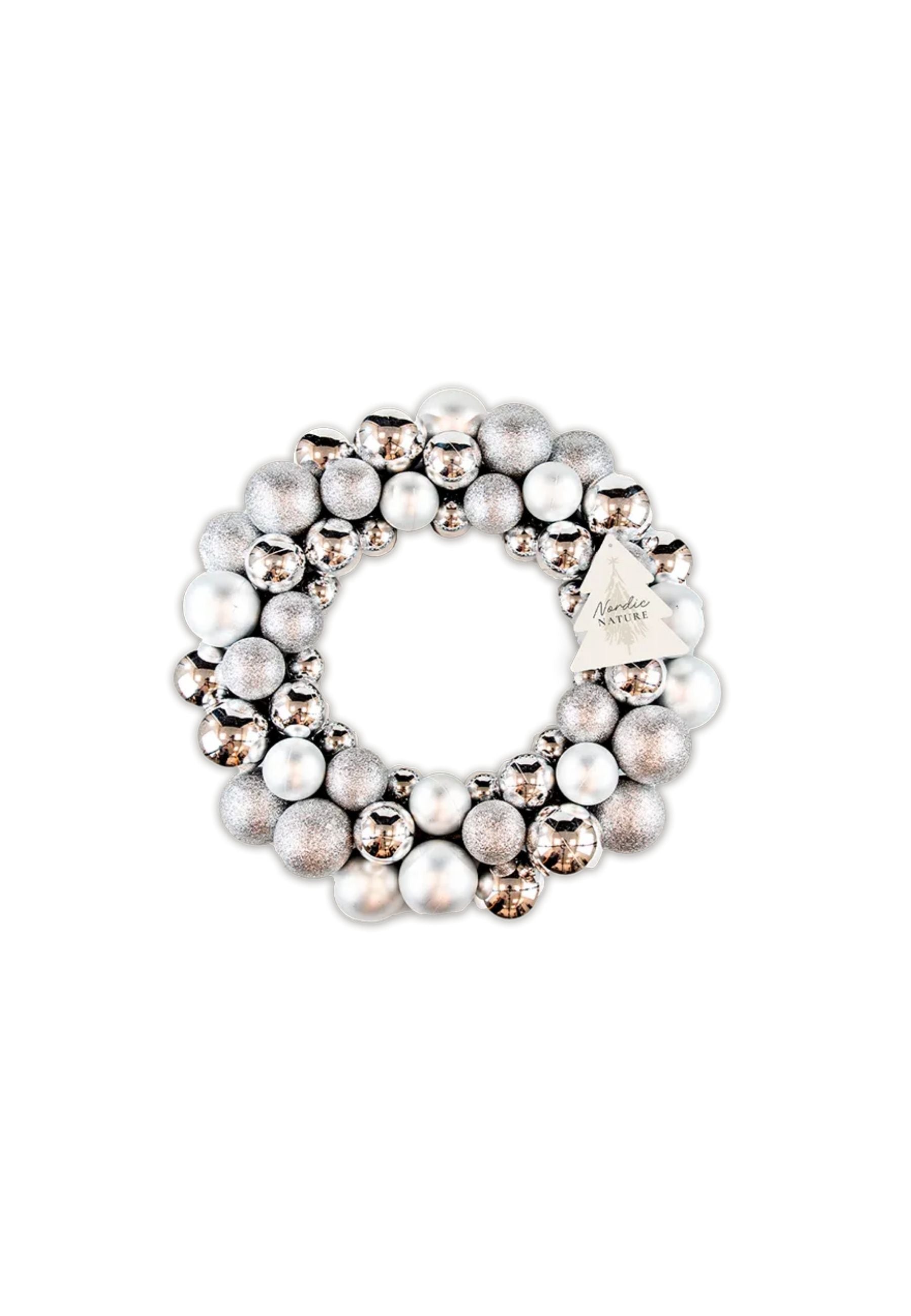 Nordic Bauble Christmas Door Wreath