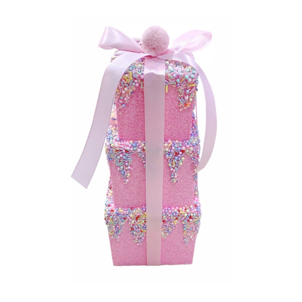 Large Pink Stacked Gift Candy Hanging Decoration