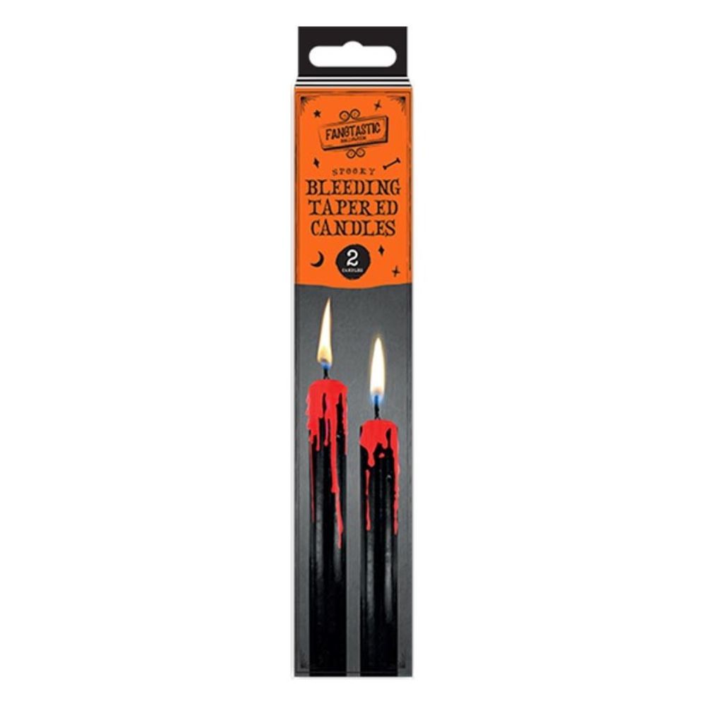 2 Pack Bleeding Taper Candles - Halloween Decoration
