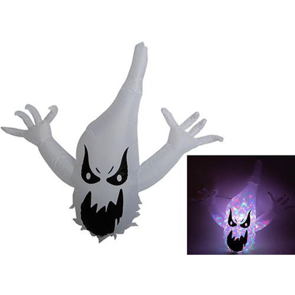 Inflatable LED Wall Ghost - 110cm Halloween Decor