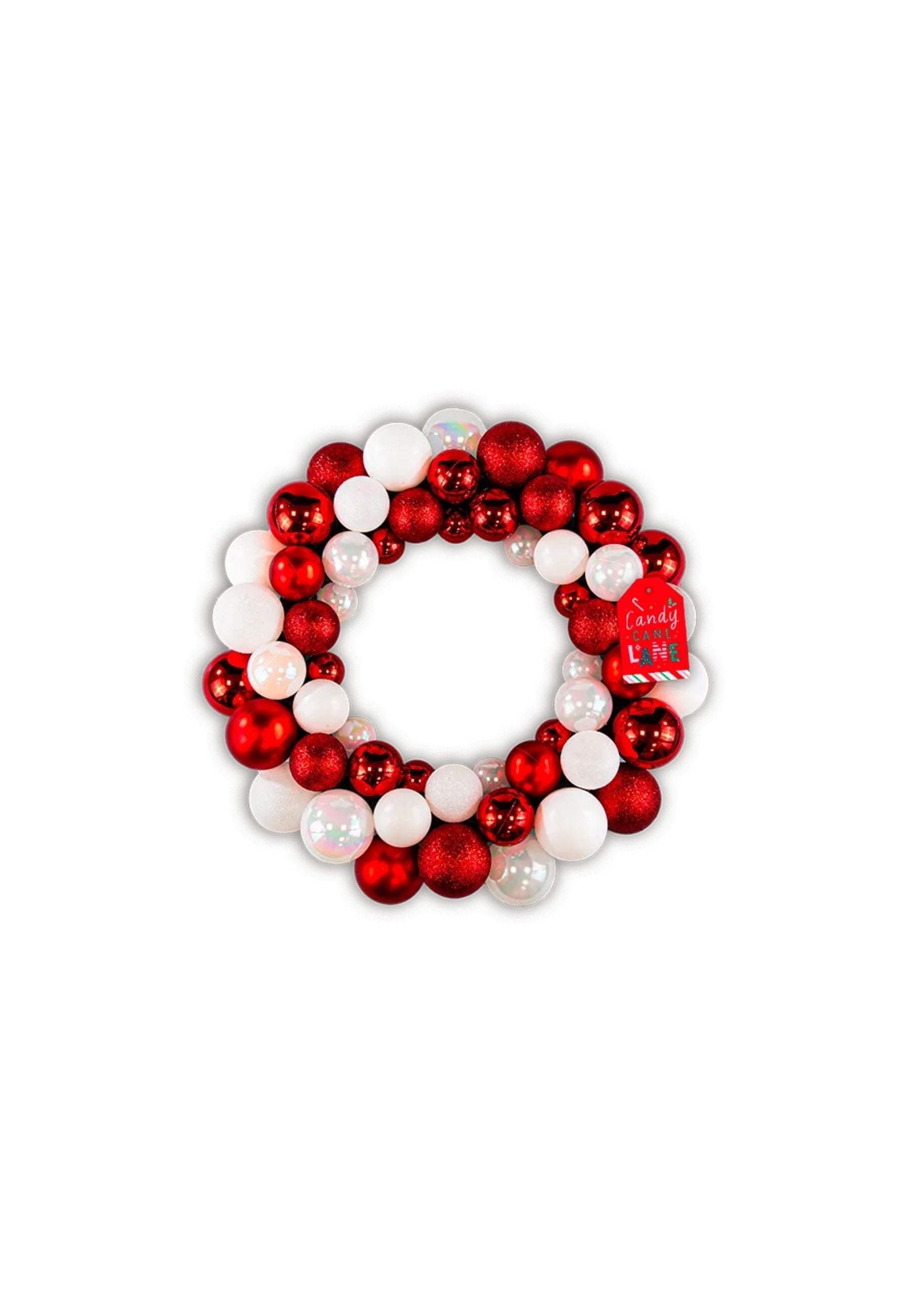 Candy Cane Sweet Bauble Door Wreath