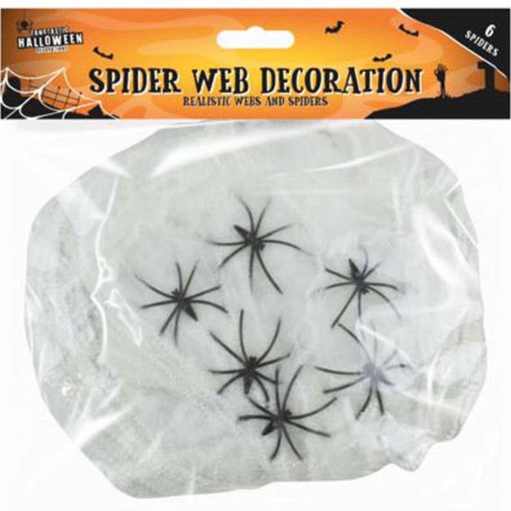 Halloween Spider Web Decoration - Creepy Web Prop