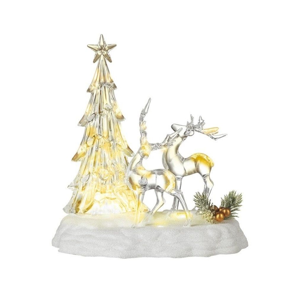 Magical Light Up Reindeer Winter Scene