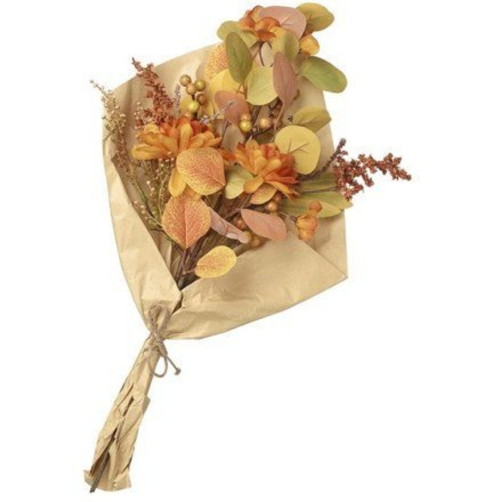 Autumn Russet Foliage & Berry Artificial Bouquet