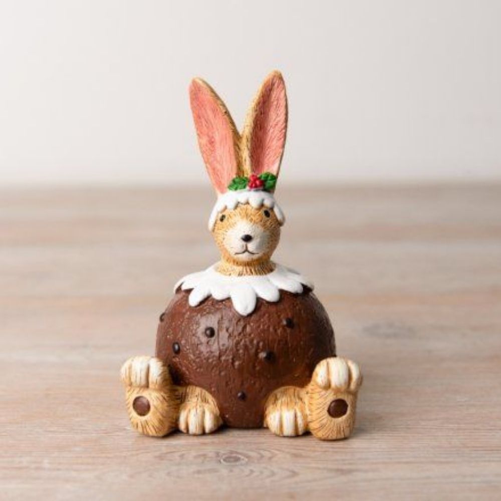 Jasper Rabbit Christmas Pudding Ornament