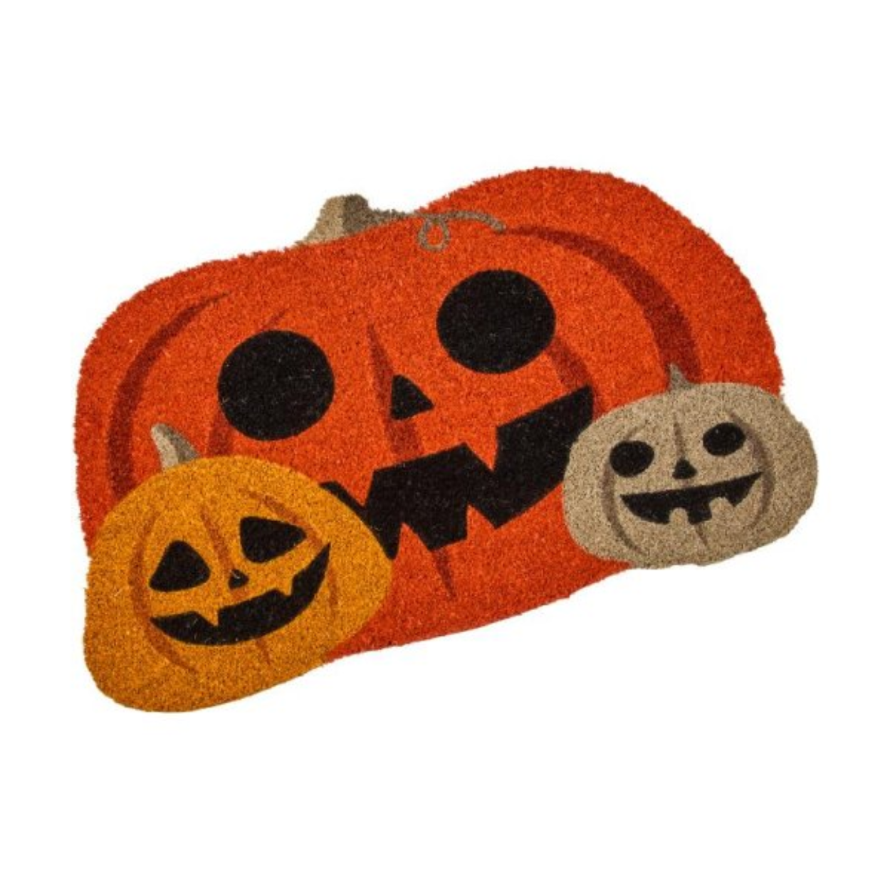 Pumpkin Jack-O'-Lantern Coir Halloween Door Mat
