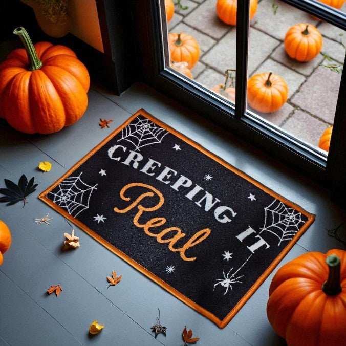 Creeping It Real Halloween Doormat