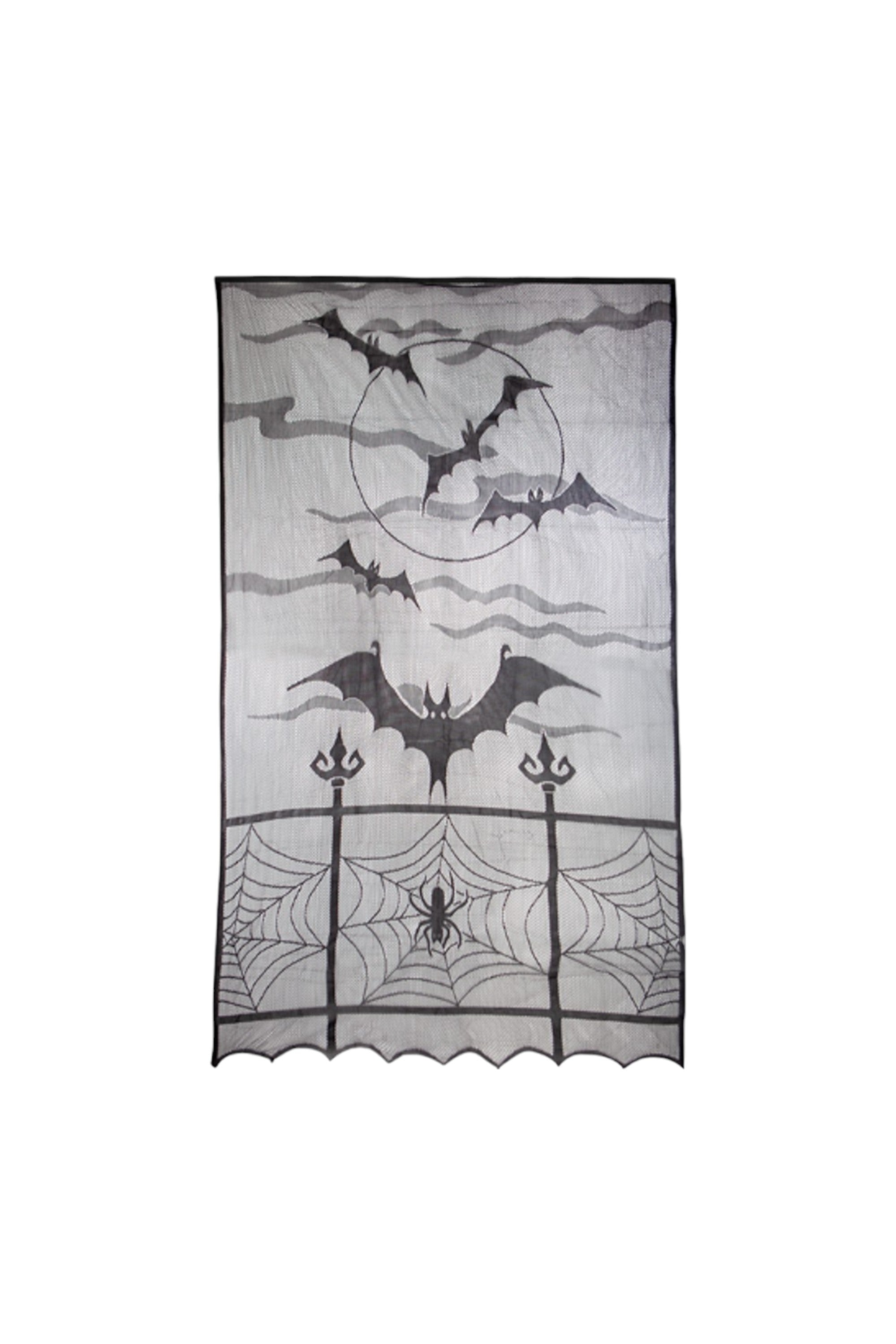 Halloween Black Bats Door Curtain