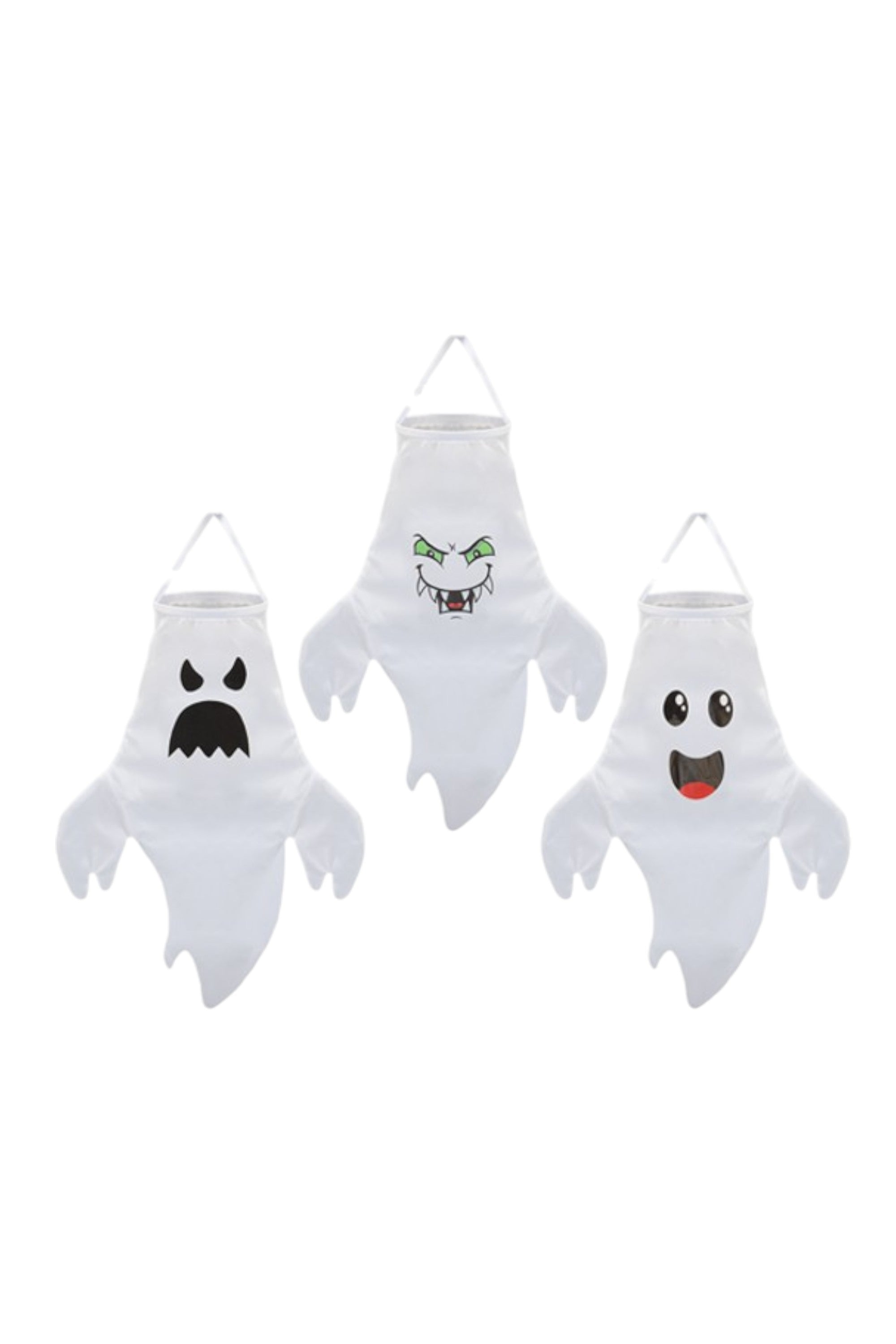 Set Of 3 Hanging Ghost Decoration