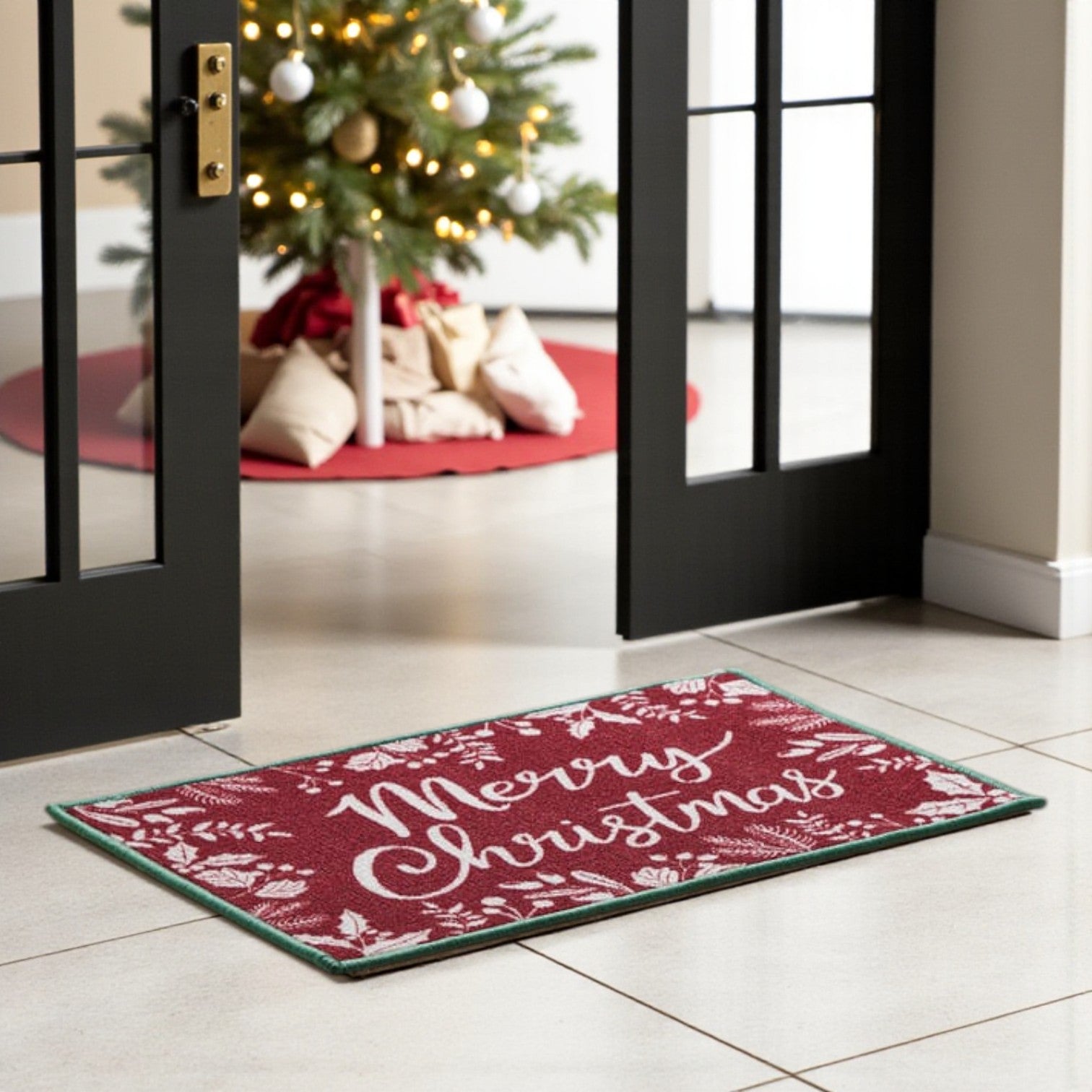 Merry Christmas Washable Door Mat