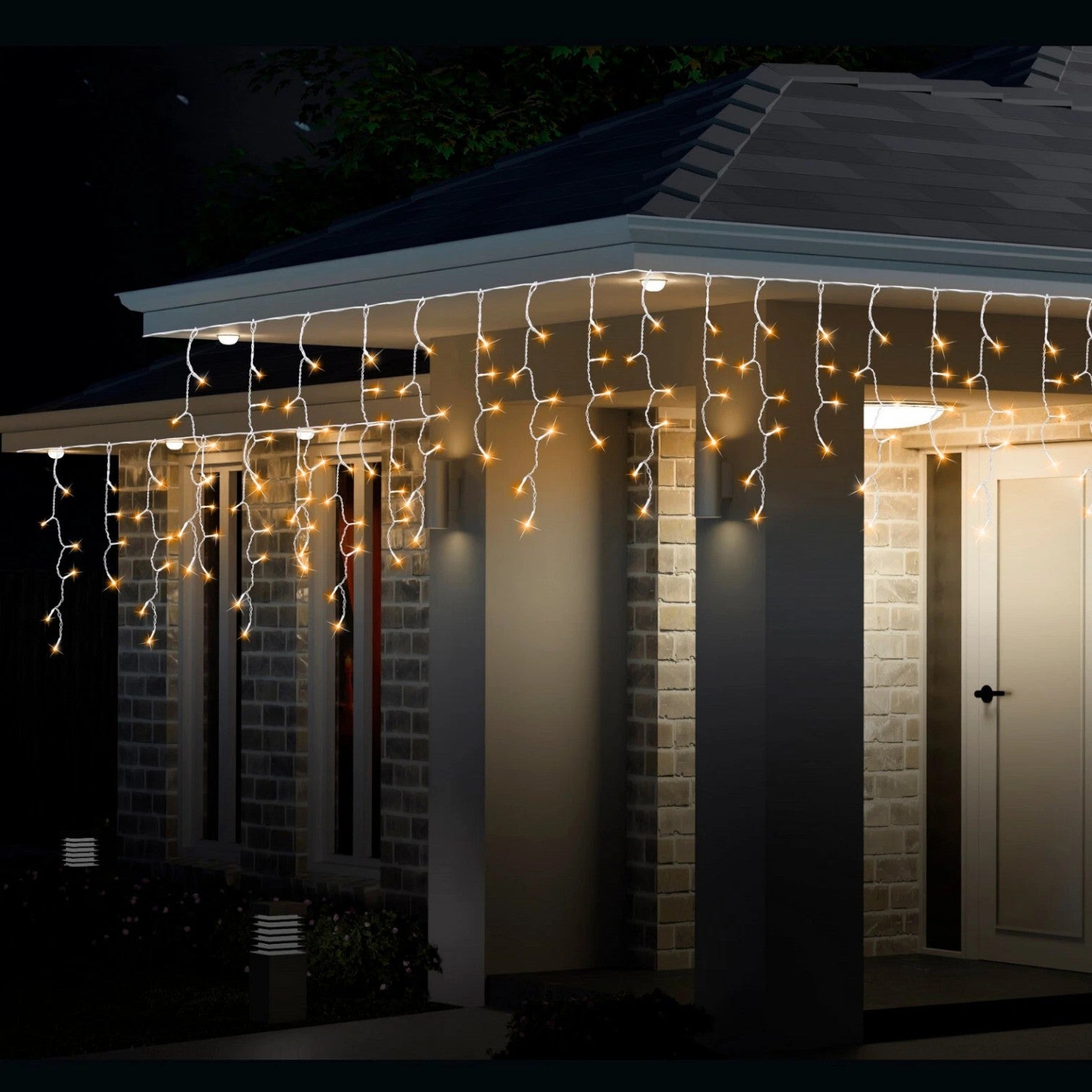 240 LED Festive Gutter Icicle Lights