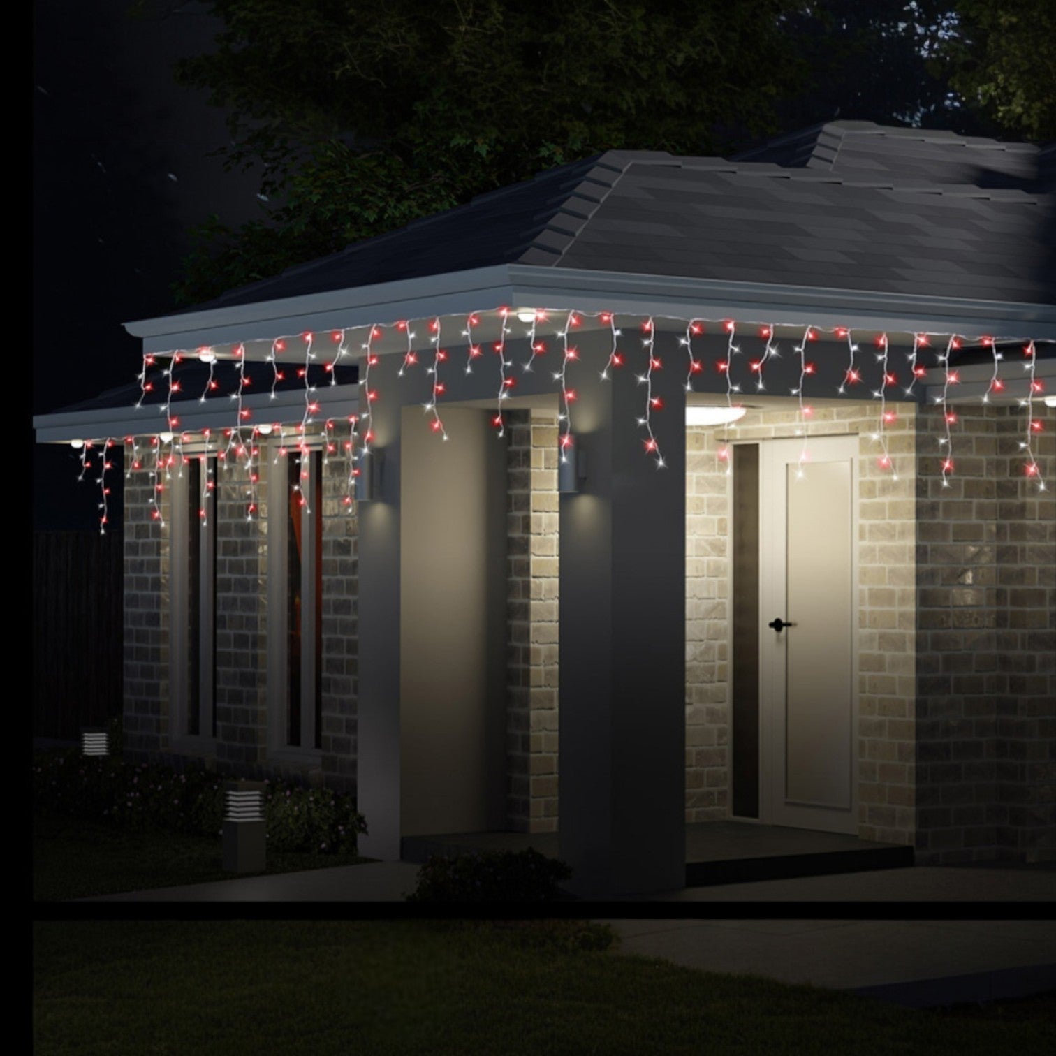 240 LED Festive Gutter Icicle Lights