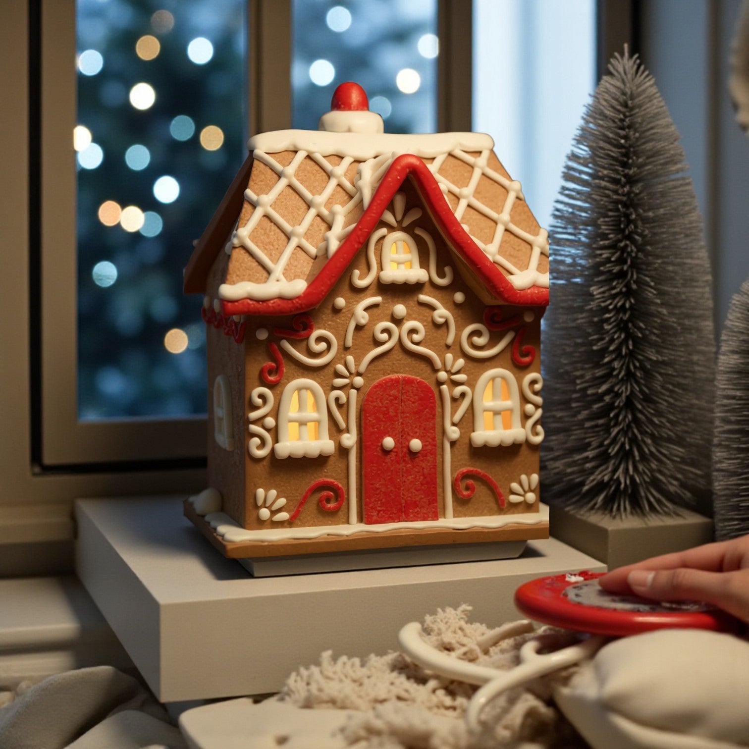 Light Up Gingerbread Christmas House