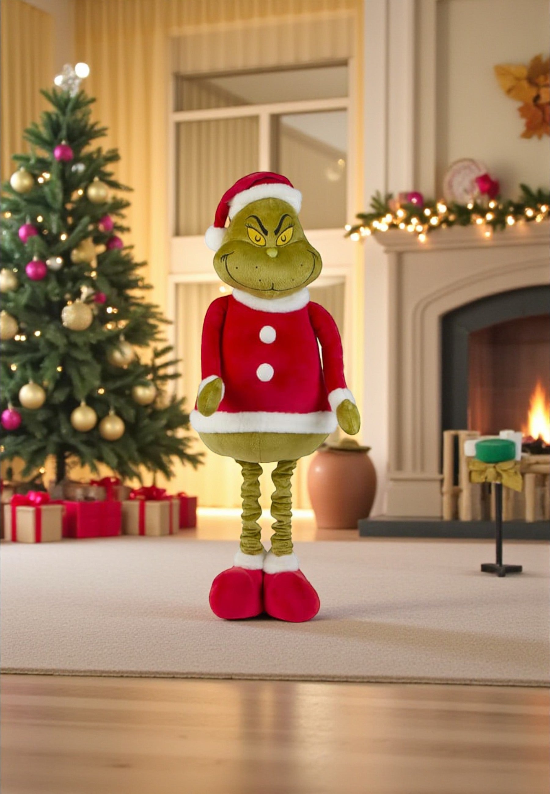 Standing Extendable Grinch Decoration